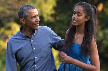 Nikmati Libur Akhir Pekan, Putri Sulung Barack Obama Berduaan dengan Sang Kekasih