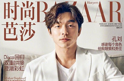 Melamun Ganteng, Intip Pose Keren Gong Yoo Jadi Model Majalah Ini