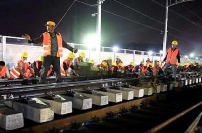 Bagai Sulapan, Pekerja Tiongkok Sanggup Selesaikan Bangunan Stasiun Kokoh Cuma 9 Jam