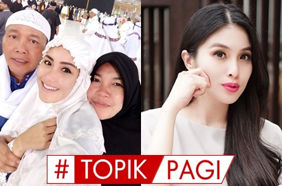 Heboh Status PNS Ayah Ayu Ting Ting Saat Pergi Umroh, Sandra Dewi Unggah Foto ART Ngaji - Topik Pagi