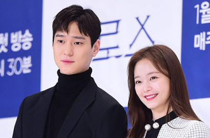 Cantiknya Jeon So Min Sumringah Gandeng Go Kyung Pyo di Jumpa Pers 'Cross'