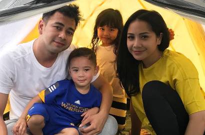 Kerjai Nagita Saat Tidur, Raffi Taruh Handphone di Sela Paha