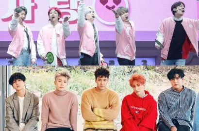 Diterpa Cuaca Dingin, BTS-Super Junior Cs Adu Ganteng di Red Carpet SMA 2018