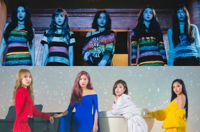 Red Velvet-Mamamoo Cs Cantik Lawan Cuaca Dingin di Red Carpet SMA 2018