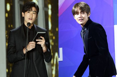 Lagi, Park Hyungsik dan V BTS Pamer Bromance di Seoul Music Awards 2018