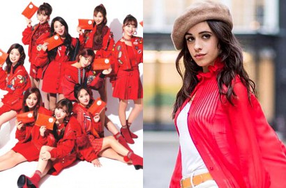 Ketemu di Jepang, Twice dan Camila Cabello Adu Imut Pamer Pose 'TT'