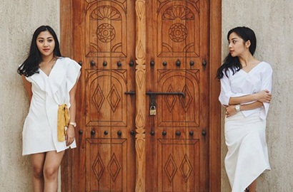 Pose Kembar, Cantiknya Adik Nikita Willy Dipuji Mirip Sherina Munaf di Foto Ini