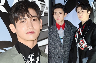 Hadiri Acara Fashion, Changmin Adu Ganteng Bareng Sehun-Chanyeol