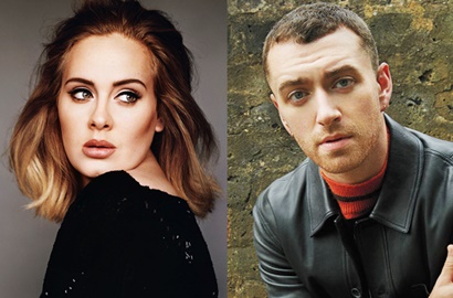 Ajaib, Fans Temukan Kemiripan Suara Adele dan Sam Smith