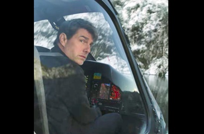Tak Pakai Stuntman, Tom Cruise Jadi Pilot Sungguhan di 'Mission: Impossible -Fallout'