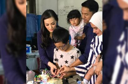 Hengky Kurniawan dan Christy Jusung Kompak Rayakan Ultah Anak Bersama