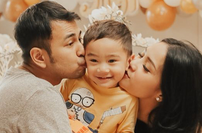 Raffi-Nagita Slavina Ulang Tahun, Lucunya Rafathar Beri Hadiah Ini
