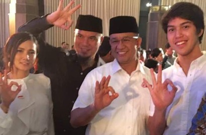 Gunung Sinabung Meletus, El Rumi dan Mulan Jameela Kompak Lakukan Ini