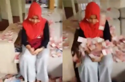 Viral, Meme Hingga Video Parodi Kocak Bu Dendy yang 'Sawer' Pelakor Pakai Duit