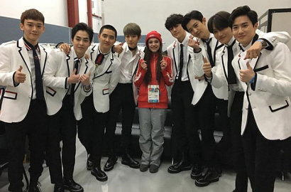 Evgenia Medvedeva Ungkap Pengalaman Ketemu EXO dan Dapat Pelukan Member Ini