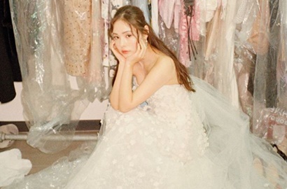 Anggun dengan Dress Putih, Min Hyo Rin Banjir Pujian Netter