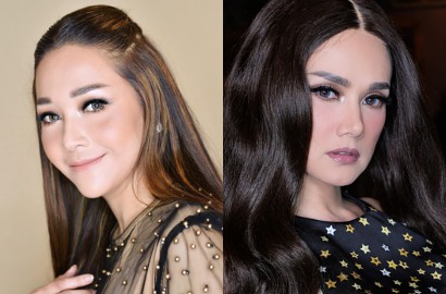 Maia Bergaya Elegan Saat ke Belitung, Dada dan Paha Seksi Mulan 'Ngintip' di Pemotretan