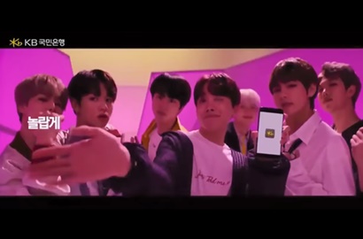 Jadi Model Iklan Bank, Kerennya Gaya BTS Saat Kenalkan Fitur Bareng Medley Lagu