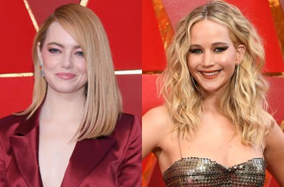 Emma Stone Kena Sindir di Oscar 2018, Jennifer Lawrence Malah Tertawa