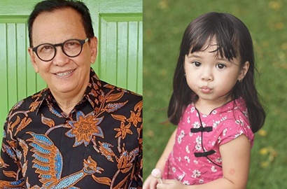 Kompak Tiup Lilin, Imutnya Gempita Ikut Rayakan Ulang Tahun Roy Marten
