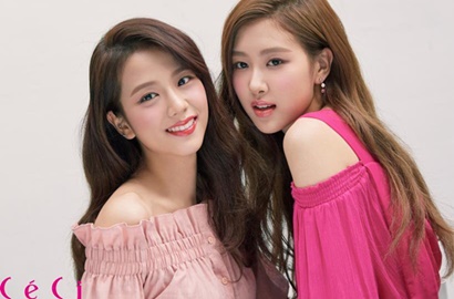 Usung Gaya Feminin, Cantiknya Rose dan Jisoo Eksperimen dengan Kosmetik