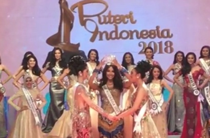 Kalahkan Banten, Sonia Fergina dari Bangka Belitung Jawarai Puteri Indonesia 2018