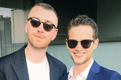 Foto Ciumannya dengan Brandon Flynn Beredar, Begini Tanggapan Sam Smith