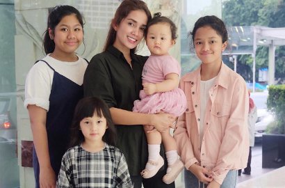 Foto Bareng Anak, Wajah Lelah Ussy Sulistiawaty Jadi Sorotan