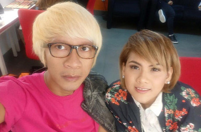 Foto Bareng Adipati-Vanesha, Aming Pamer Kedekatan Bersama Mantan Istri