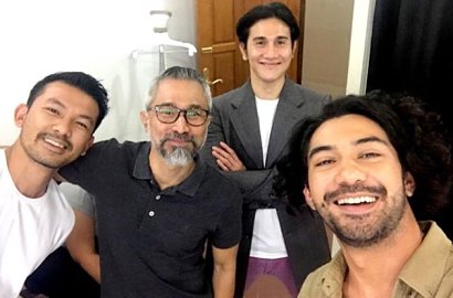 Vino Bastian cs Jalani Pemotretan, Netter: Aktor Ganteng Semua