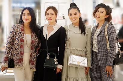 Nagita Slavina Bareng Nindy cs, Netter Juluki Sebagai Geng Cantik