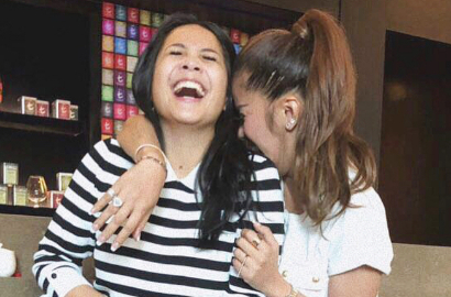 Olla Ramlan-Nagita Cantik Ala Saudari Kembar, Bercanda Minta Kado Ultah Tas Ratusan Juta Rupiah