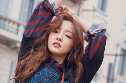 Pemotretan Perdana di Milan, Goo Hara Mempesona di Foto-Foto Ini