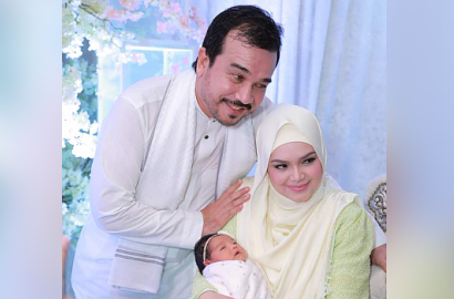 Bukan Fatimah, Siti Nurhaliza dan Suami Pilih Nama Cantik Ini untuk Sang Putri