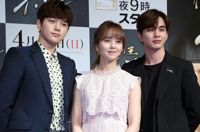 Pakai Gaun Pink, Kim So Hyun Promosi 'Ruler' Bareng L-Yoo Seung Ho di Jepang