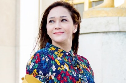 Maia Estianty Cantik Pakai Baju Bak Pelaut, Netter: Kayak Boneka Barbie