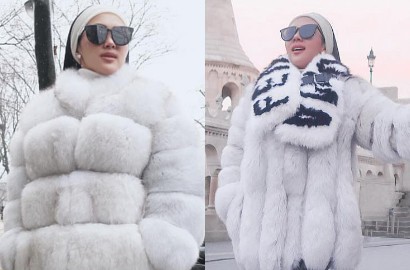 Syahrini Dibully Mirip 'Shaun the Sheep' Hingga Baymax, Syal Bulu Rp 42,5 Juta Juga Dikecam