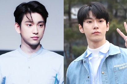 Promosi Bareng, Jinyoung GOT7 dan Doyoung NCT Tukar Album Hingga Tulis Pesan Manis