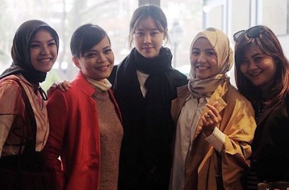 Ketemu di Korea, Natasha Rizki Puji Sikap Ramah Aktris Kim Ye Won