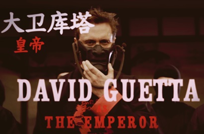 Rilis MV 'Flames', Kocaknya David Guetta Jadi Ninja