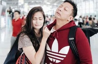 Liburan di Thailand, Anak Ringgo Agus Rahman Diseruduk Domba