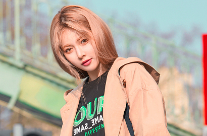 HyunA Tampil dengan Gaya Feminin Nikmati Musim Semi di Jepang