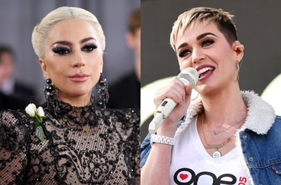 Ngaku Ngefans Berat, Katy Perry Ingin Duet Bareng Lady GaGa