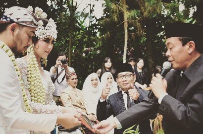 Jadi Saksi Pernikahan Syahnaz-Jeje, Ridwan Kamil Beri Wejangan Ini