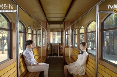 Lee Sung Kyung dan Lee Sang Yoon Kaget Saling Tatap di Teaser 'About Time'