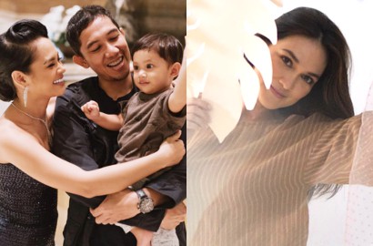 Gemasnya Anak Andien Tak Mau Lepas dari Luna Maya