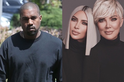 Kanye West Dikabarkan Ribut Besar dengan Kris Jenner, Kim K Gagal Kontrol Suami