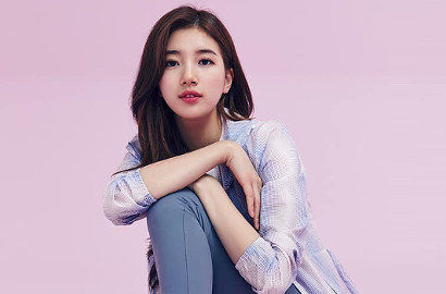 Berangkat ke Hong Kong, Cantiknya Suzy Pakai Busana Serba Hitam