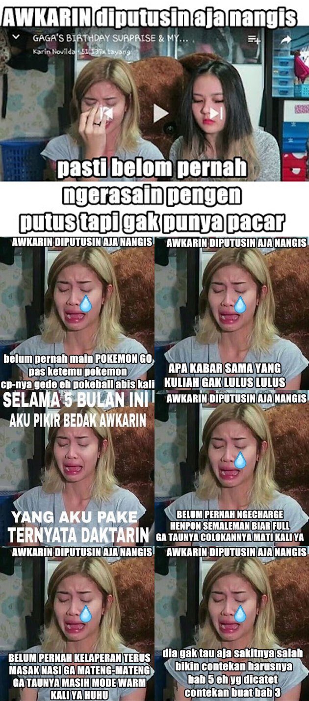 Meme Lucu Di Putusin Pacar DP BBM Lucu