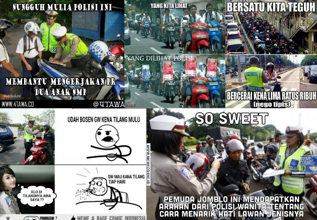 Meme Kocak Para Polisi di Indonesia Dijamin Bakal Bikin Ngakak